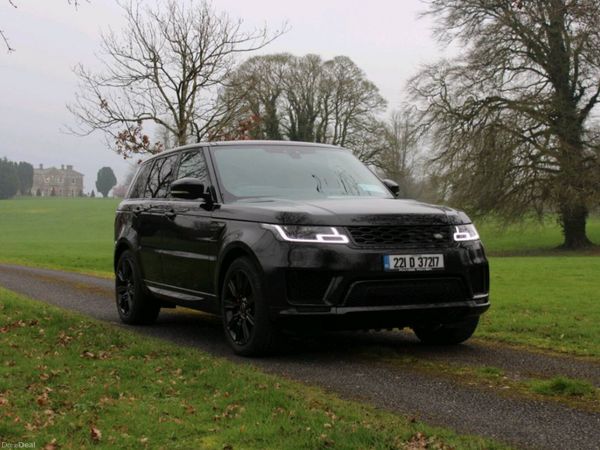 Land Rover Range Rover Sport SUV, Petrol Plug-in Hybrid, 2022, Black