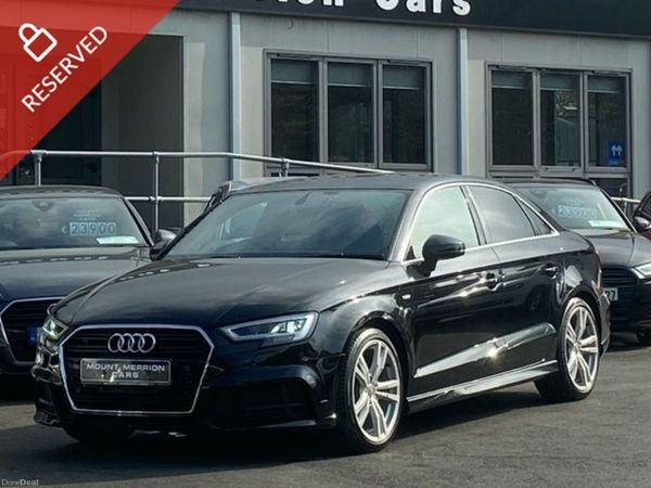 Audi A3 Saloon, Petrol, 2018, Black