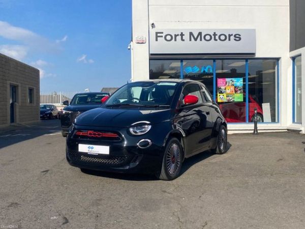 Fiat 500e Hatchback, Electric, 2023, Black