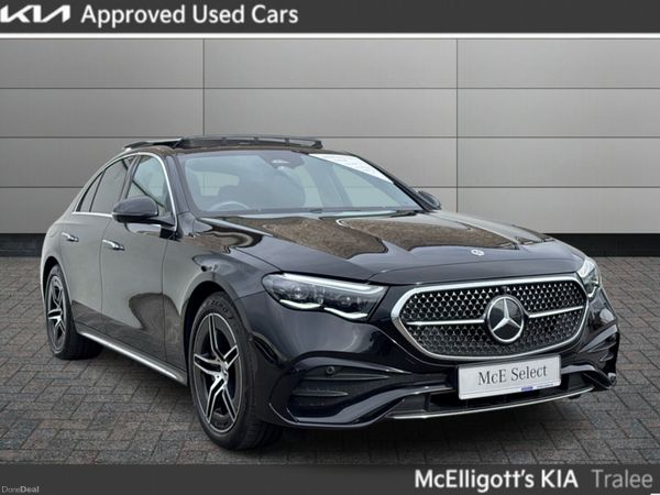 Mercedes-Benz E-Class Saloon, Petrol Hybrid, 2025, Black