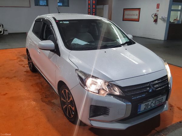 Mitsubishi Mirage Hatchback, Petrol, 2021, White