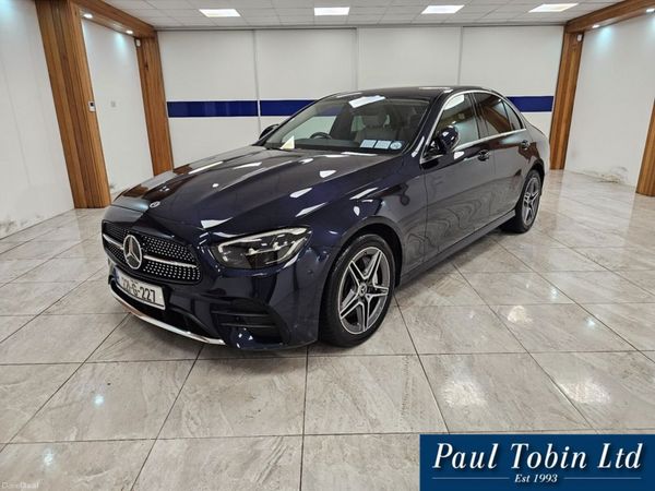 Mercedes-Benz E-Class Saloon, Diesel Plug-in Hybrid, 2022, Blue