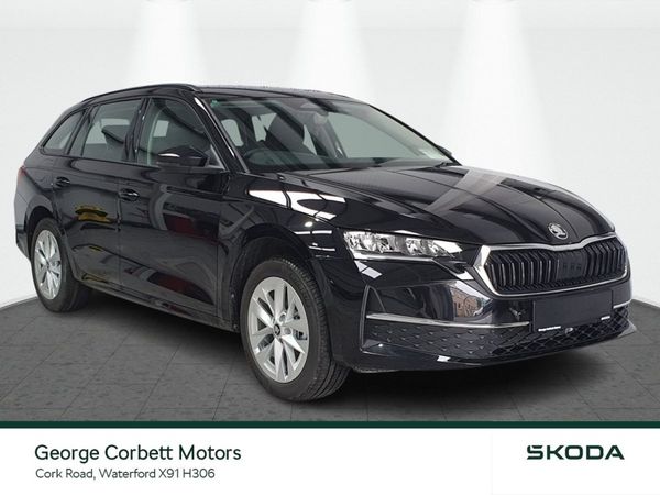 Skoda Octavia Estate, Petrol, 2026, Black