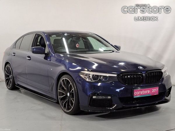 BMW 5-Series Saloon, Diesel, 2017, Blue