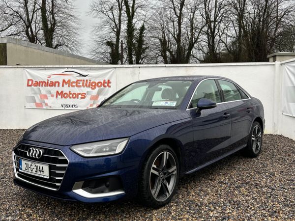 Audi A4 Saloon, Diesel, 2021, Blue