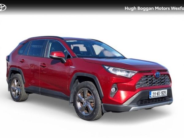 Toyota RAV4 SUV, Petrol Hybrid, 2021, Red