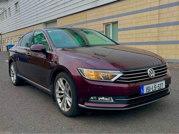 Volkswagen Passat Saloon, Diesel, 2015, Red