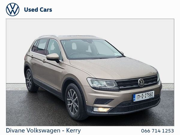 Volkswagen Tiguan SUV, Diesel, 2017, Beige