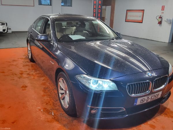 BMW 5-Series Saloon, Diesel, 2015, Blue
