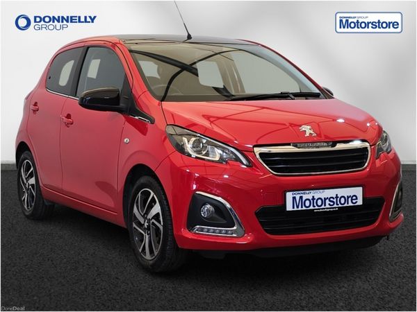 Peugeot 108 Hatchback, Petrol, 2020, Red