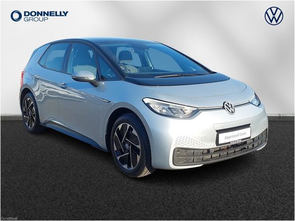 Volkswagen ID.3 Hatchback, Electric, 2022, Silver