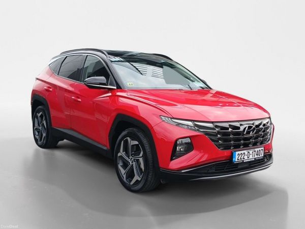 Hyundai Tucson SUV, Petrol Hybrid, 2022, Red
