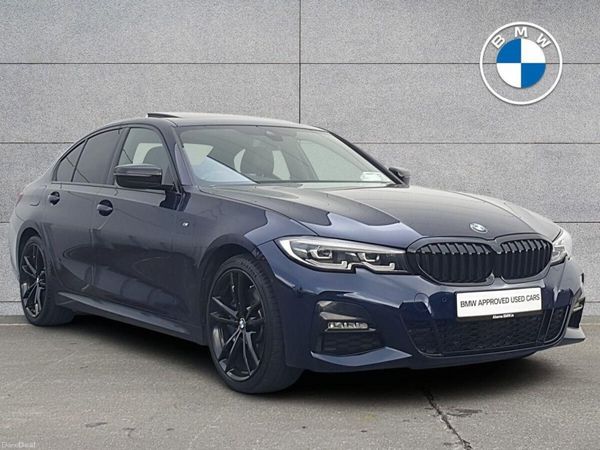 BMW 3-Series Saloon, Petrol Plug-in Hybrid, 2020, Blue