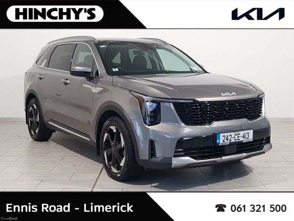 Kia Sorento SUV, Petrol Plug-in Hybrid, 2024, Grey