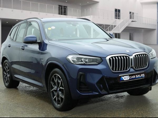 BMW X3 SUV, Petrol Hybrid, 2021, Blue