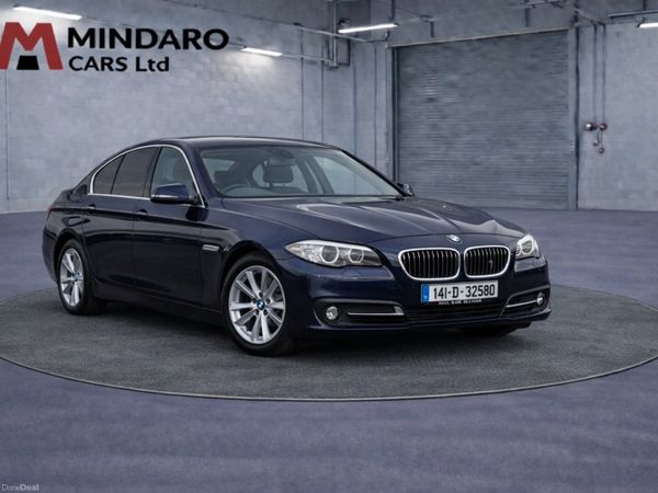 BMW 5-Series Saloon, Diesel, 2014, Blue