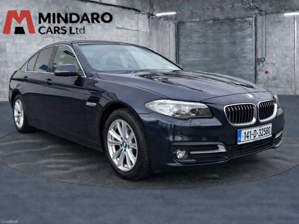 BMW 5-Series Saloon, Diesel, 2014, Blue