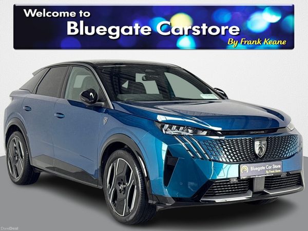 Peugeot 3008 SUV, Electric, 2024, Blue