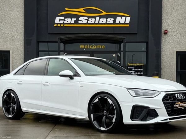 Audi A4 Saloon, Diesel Hybrid, 2022, White