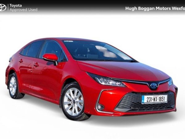 Toyota Corolla Saloon, Petrol Hybrid, 2023, Red