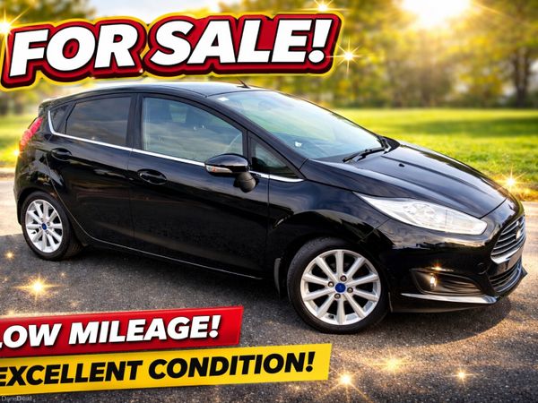 Ford Fiesta Hatchback, Petrol, 2017, Black