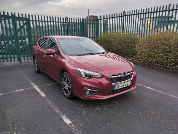 Subaru Impreza Estate, Petrol, 2018, Red