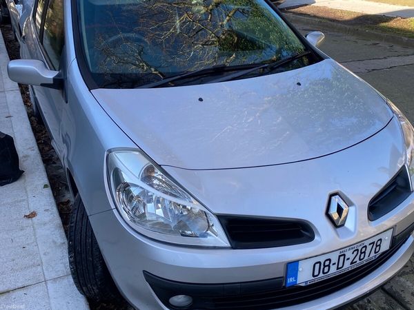 Renault Clio Hatchback, Petrol, 2008, Silver