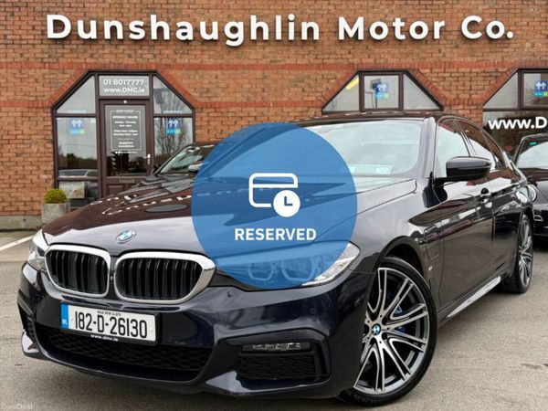 BMW 5-Series Saloon, Petrol Plug-in Hybrid, 2018, Black