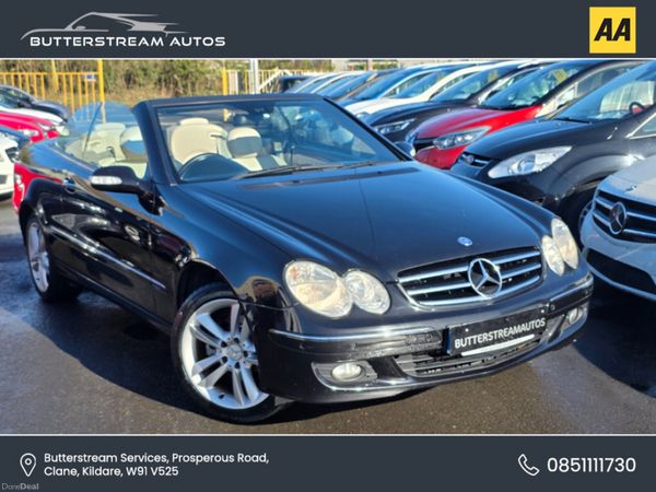 Mercedes-Benz CLK Convertible, Petrol, 2010, Black