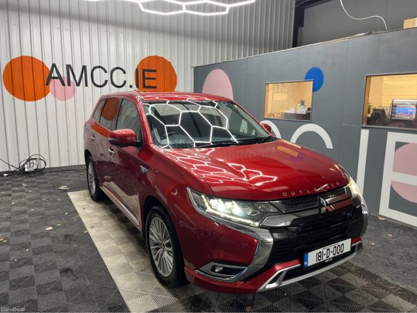 Mitsubishi Outlander SUV, Petrol Plug-in Hybrid, 2018, Red
