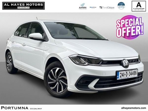 Volkswagen Polo Hatchback, Petrol, 2024, White