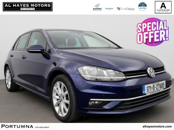 Volkswagen Golf Hatchback, Diesel, 2017, Blue