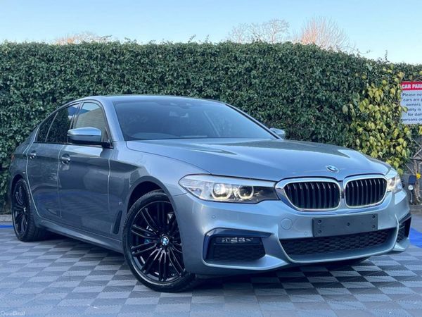 BMW 5-Series Saloon, Petrol Hybrid, 2019, Grey