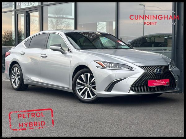 Lexus ES Saloon, Petrol Hybrid, 2019, Silver