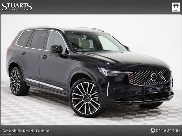 Volvo XC90 Estate, Petrol Plug-in Hybrid, 2025, Black