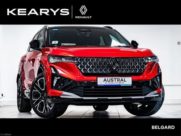 Renault Austral SUV, Petrol Hybrid, 2026, Red