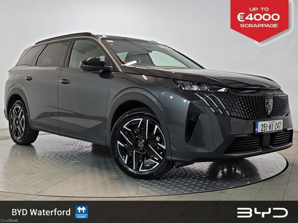 Peugeot 5008 MPV, Petrol Hybrid, 2025, Grey