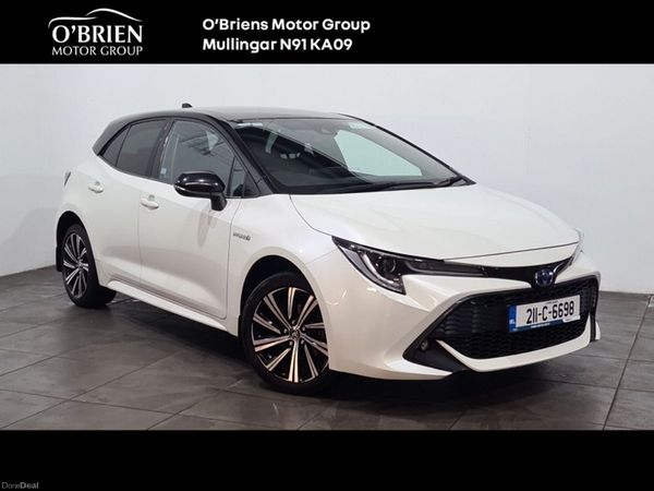 Toyota Corolla Hatchback, Petrol Hybrid, 2021, White