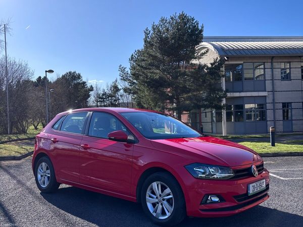 Volkswagen Polo Hatchback, Petrol, 2021, Red