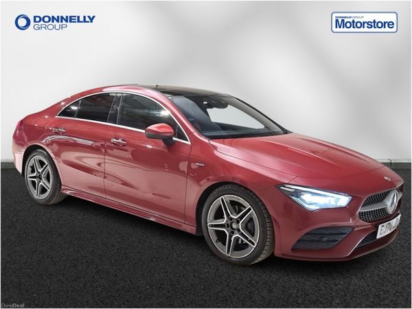 Mercedes-Benz CLA Saloon, Petrol, 2020, Red
