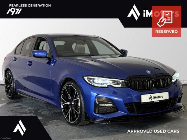 BMW 3-Series Saloon, Petrol Plug-in Hybrid, 2021, Blue