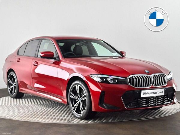 BMW 3-Series Saloon, Petrol Plug-in Hybrid, 2025, Red
