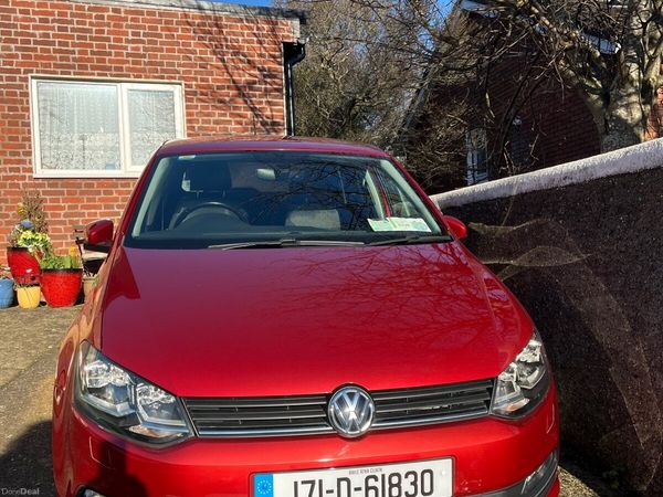 Volkswagen Polo Hatchback, Petrol, 2017, Red