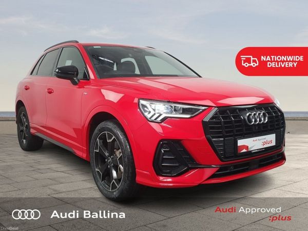 Audi Q3 SUV, Petrol Plug-in Hybrid, 2022, Red