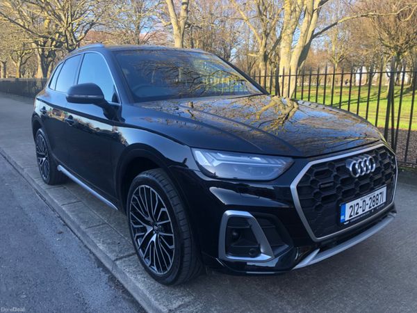 Audi Q5 SUV, Petrol Plug-in Hybrid, 2021, Black