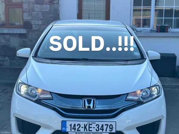 Honda Fit Hatchback, Petrol Hybrid, 2014, White