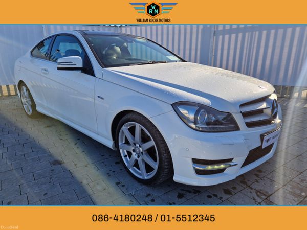 Mercedes-Benz C-Class Coupe, Diesel, 2014, White