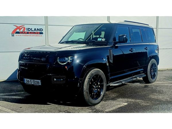Land Rover Defender Estate, Petrol Hybrid, 2024, Black