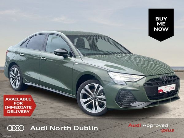 Audi A3 Saloon, Petrol, 2026, Green