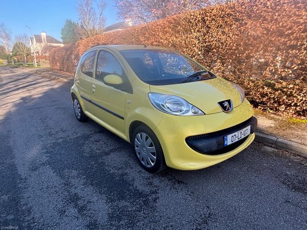 Peugeot 107 Hatchback, Petrol, 2007, Yellow